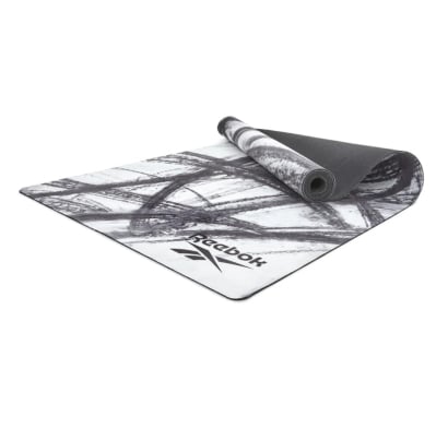 Colchoneta Reebok Yoga Mat 4 Mm Blanca Camuflada
