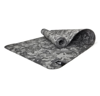 Colchoneta Yoga Mat Adidas 4 Mm Gris Camuflada 