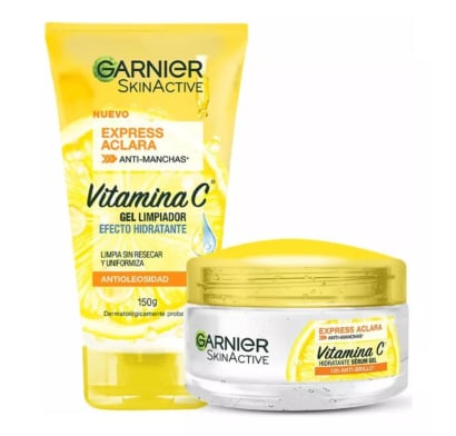 Combo Garnier Express Aclara Brillo e Hidratación