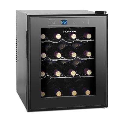 Enfriador De Vinos Punktal Pk-ev8l Capacidad 16 Botellas