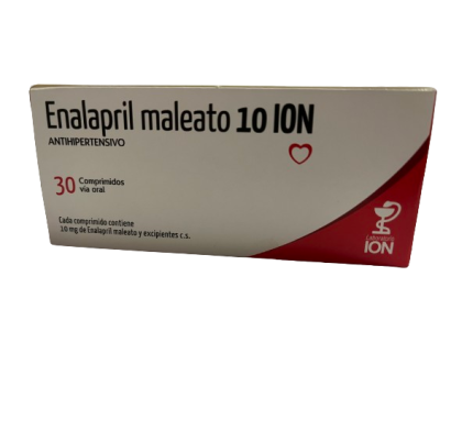 Enalapril Maleato Ion 10 Mg 30 Comprimidos