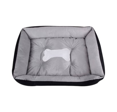 Cama Para Mascota Petshop Cuadrada gris