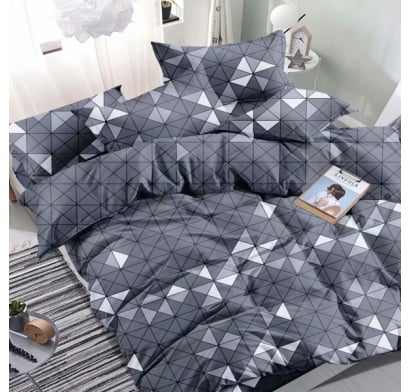 Juego De Sabanas Sommier 2 Plazas Grey