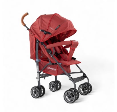 Coche Bebesit Paraguitas Fun Rojo 