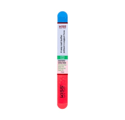 Lima De Uñas Kiss Ny 4 Lados Nail Buffer F222 320/600