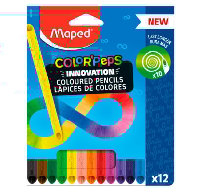 Lápices De Colores Maped Infinity 12 Unidades 