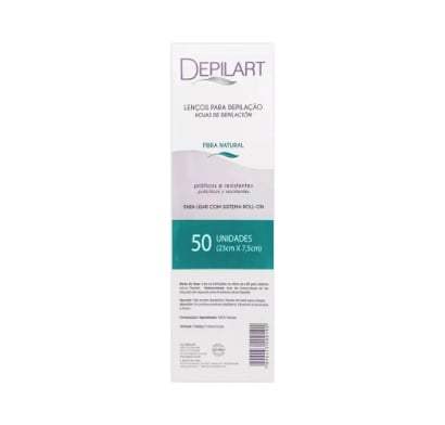 Bandas Depilatorias Depilart 50 Unidades