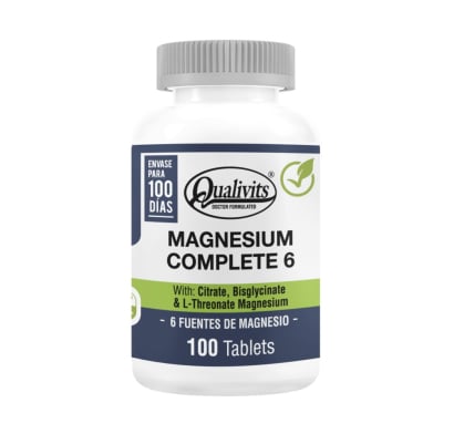 Magnesio Qualivits Complete 6 100 Tabletas