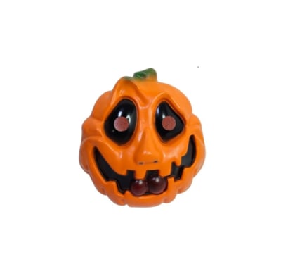 Máscara de Calabaza Terrorífica Mis Petates Naranja