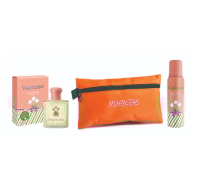 Pack Colonia Mujercitas 40 Ml + Desodorante + Cartuchera