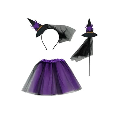 Disfraz de Bruja Mis Petates Infantil Violeta 