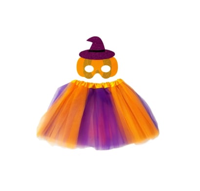 Disfraz Brujita Calabaza Mis Petates Infantil Multicolor