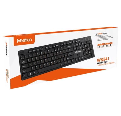 Teclado Inalámbrico Meetion Wk841 Chocolate