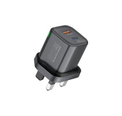 Cargador de Pared Promate Powerport-25w Usb-C Negro