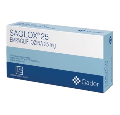 Saglox 25 mg 30 Comprimidos Recubiertos