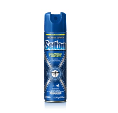 Insecticida Selton Mata Moscas Y Mosquitos Sin Olor 360 Cc