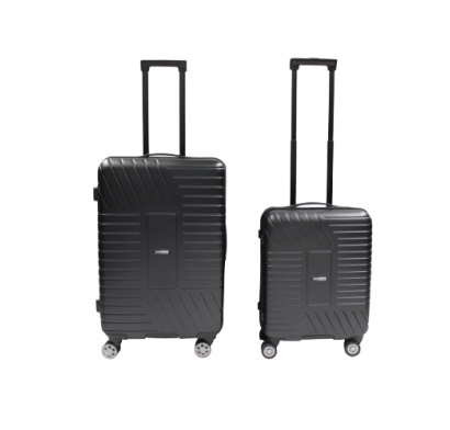 Set De Valijas Rígidas Swiss Armor Topmove 2 Piezas Negro