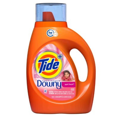 Jabón Líquido Para Ropa Tide Toque Downy 1.36 L
