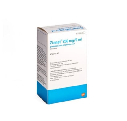 Zinnat 250 Mg / 5 Ml Suspensión 50 Ml