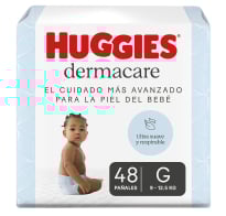 Pañales Huggies Dermacare Talle G 48 Unidades