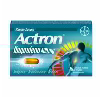 Actron 400 mg 10 Cápsulas Blandas de Rápida Acción