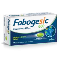 Fabogesic 600 mg 10 Cápsulas Blandas de Rápida Acción
