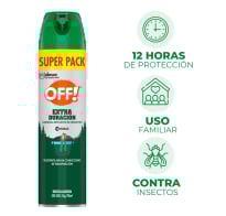 Repelente en Aerosol OFF! Extra Duración 290 ml