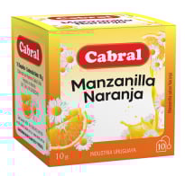 Té Cabral de Manzanilla y Naranja 10 Unidades