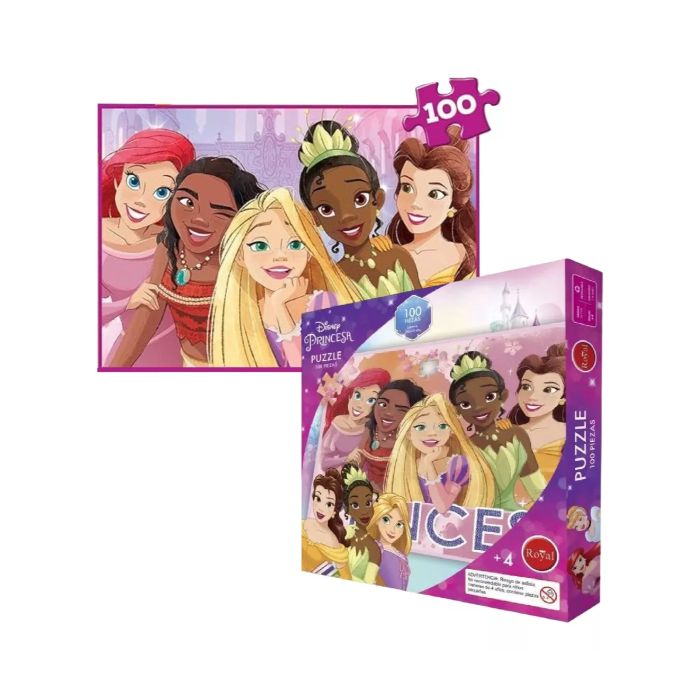 Juego Royal Puzzle 100 Piezas Princesas