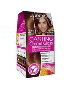 Tinta Casting Creme Gloss  N°670 Chocolate Caramelo