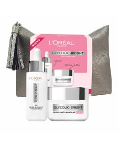 Pack L'oréal Glycolic Bright Antimanchas Sérum 30 Ml + Crema De Día Fps30 50 Ml