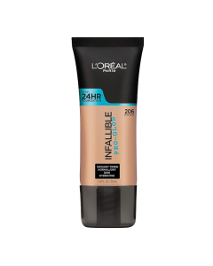 Base L'Oréal Infallible Pro-glow N°206 Buff Beige
