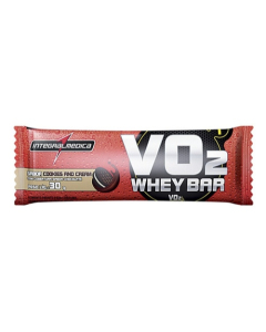 Barra Proteica Vo2 Whey Bar Cookies & Cream 30 G