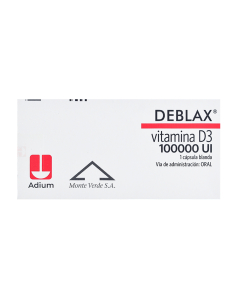 Deblax D3 100.000 Ui 1 Cápsula Blanda