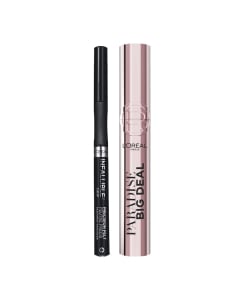 Combo L'oréal Máscara De Pestañas Big Deal Brown y Delineador De Ojos Infallible Grip Black