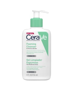 Gel Cerave Espumoso De Limpieza Para Rostro Y Cuerpo 236 Ml