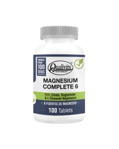 Magnesio Qualivits Complete 6 100 Tabletas