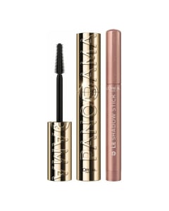 Combo L'oréal Máscara de Pestañas Panorama Blackest Black y Sombra De Ojos Paradise Le Shadow Stick N°115