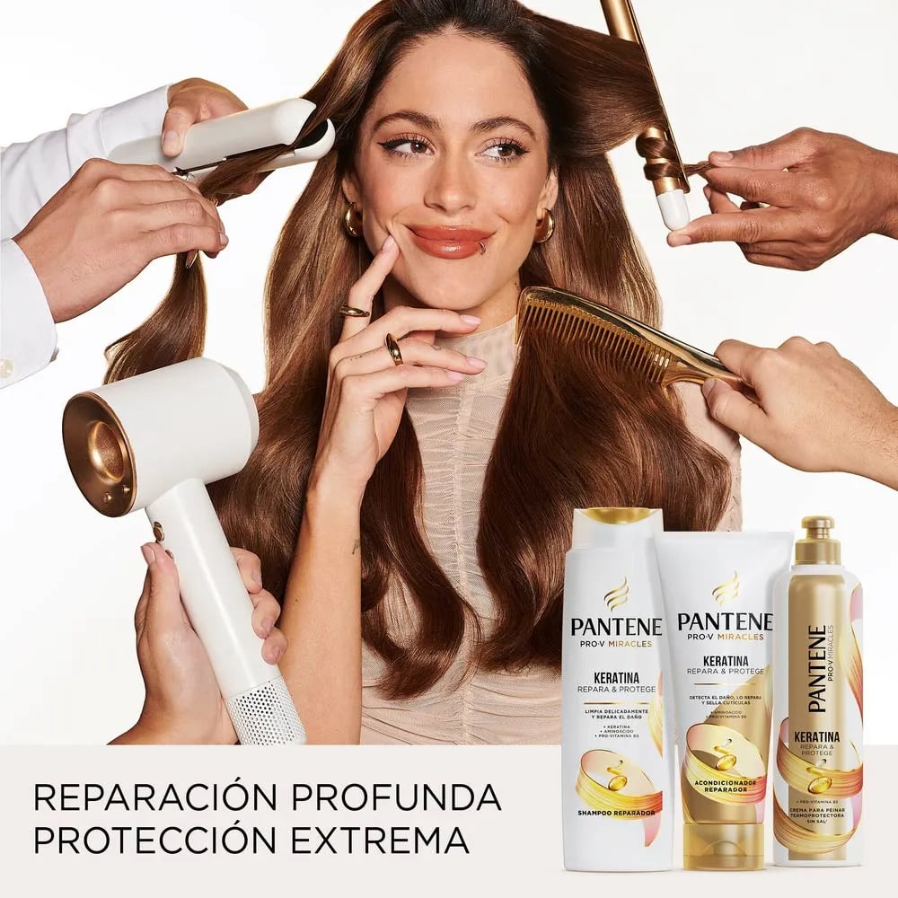 Crema para Peinar Pantene Pro-V Miracles Keratina 300 ml Farmashop