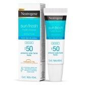 Protector Solar Facial Neutrogena Sun Fresh Hydro Boost  Fps50 40 Ml