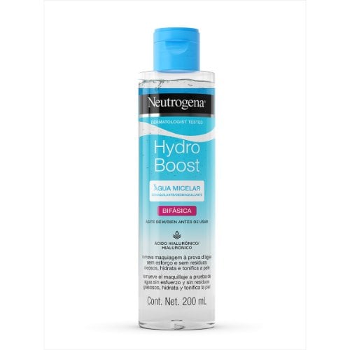 Agua Micelar Neutrógena Hydro Boost Bifásica 200 Ml