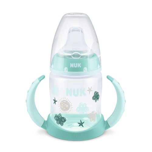 Vaso De Aprendizaje Nuk First Choice Con Control De Temperatura +6 Meses Verde 150 Ml