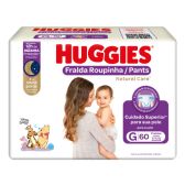 Pañales Huggies Pant Natural Care G 60 Unidades