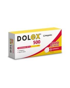 DOLEX 500 MG 8 COMPRIMIDOS