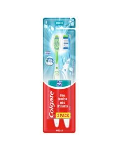 CEPILLO DE DIENTES COLGATE MAX WHITE 2X1