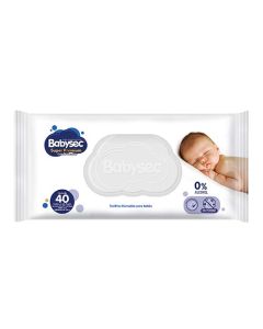 TOALLITAS HÚMEDAS BABYSEC CUIDADO SENSIBLE 40 UNIDADES