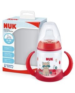 Vaso De Aprendizaje Nuk First Choice Con Control De Temperatura +6 Meses Rojo 150 Ml