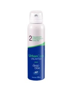 Desodorante Y Antitranspirante En Aerosol Urban Care Unlimited Deep Blue 158 Ml