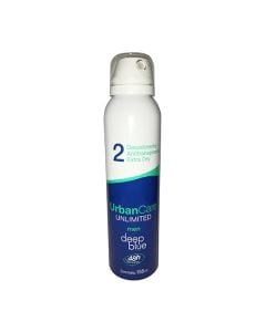 Desodorante En Aerosol Urban Care Unlimited Deep Blue 158 Ml