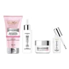 Combo L'oréal Paris Dermo Expertise Glycolic Bright Gel De Limpieza 150 Ml, Sérum 30 Ml, Sérum De Ojos 20 G y Crema De Día 50 Ml